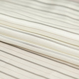 Bemberg Lining - Ivory and Black Stripes