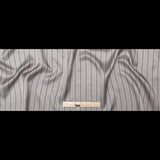 Bemberg Lining - Light Gray and Black Stripes