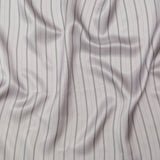 Bemberg Lining - Light Gray and Black Stripes