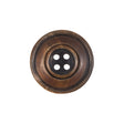 Light Brown Horn 4-Hole Button - 34L/21.5mm