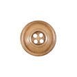 Beige Horn 4-Hole Button - 32L/20mm