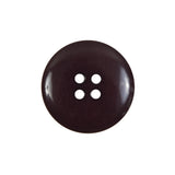 Eggplant Domed Horn 4-Hole Button - 36L/23mm
