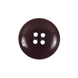 Eggplant Domed Horn 4-Hole Button - 36L/23mm