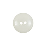 Ivory Plastic 2-Hole Button - 28L/18mm
