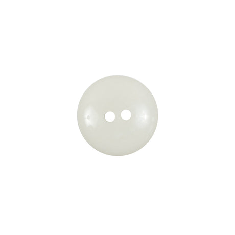 Ivory Plastic 2-Hole Button - 20L/12.5mm