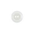 Ivory Plastic 2-Hole Button - 20L/12.5mm