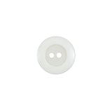 Ivory Plastic 2-Hole Button - 20L/12.5mm