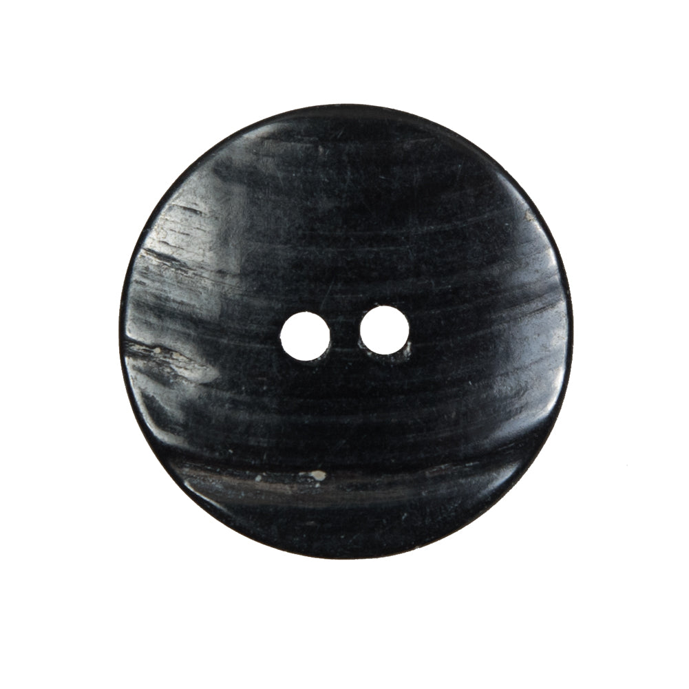 Iridescent Gray Concaved Mother of Pearl 2-Hole Button - 30L/19MM