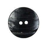 Iridescent Gray Concaved Mother of Pearl 2-Hole Button - 30L/19MM
