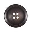 Matte Brown Plastic 4-Hole Button - 44L/28mm