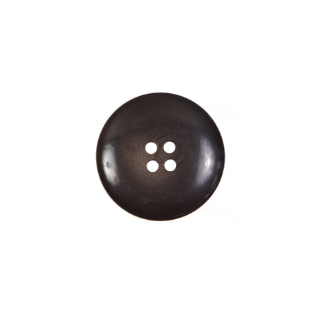 Matte Brown Plastic 4-Hole Button - 24L/15mm
