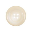 Ivory Plastic 4-Hole Button - 40L/25.5mm