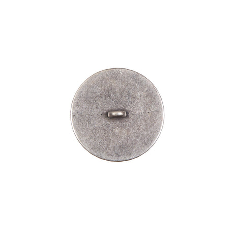 Silver Metal Shank Back Button - 24L/15mm