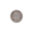 Silver Metal Shank Back Button - 24L/15mm