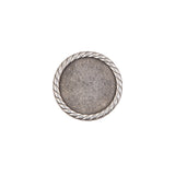 Silver Metal Shank Back Button - 24L/15mm