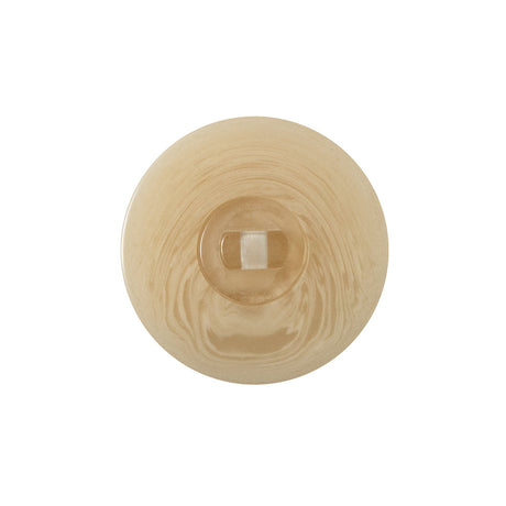 Beige Domed Shank Back Button - 36L/23mm
