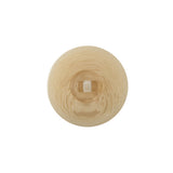 Beige Domed Shank Back Button - 32L/20mm