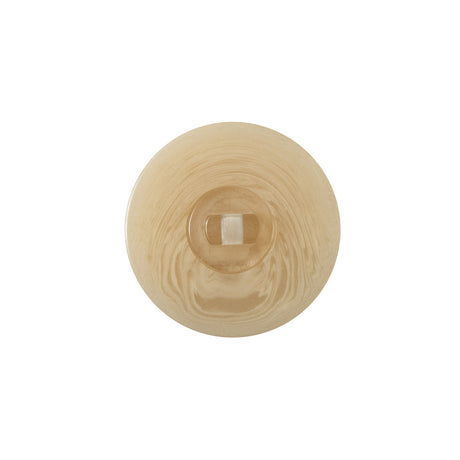 Beige Domed Shank Back Button - 32L/20mm
