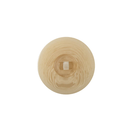 Beige Domed Shank Back Button - 28L/18mm