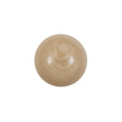 Beige Domed Shank Back Button - 28L/18mm