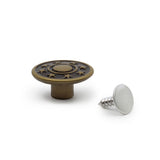 Dritz Jean Buttons - Antique Brass - 11/16"