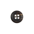 Brown Plastic 4-Hole Button - 22L/14mm