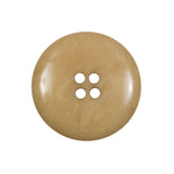 Suntan Swirled Horn 4-Hole Button - 40L/25.5mm