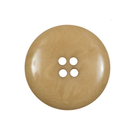 Suntan Swirled Horn 4-Hole Button - 40L/25.5mm