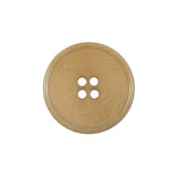Suntan Swirled Horn 4-Hole Button - 36L/23mm