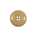 Suntan Marble-Faced Horn 4-Hole Button - 32L/20mm