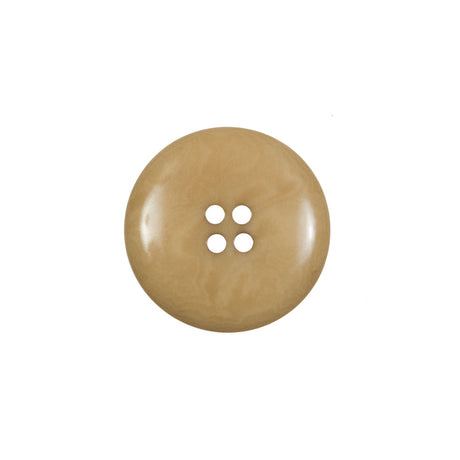 Suntan Marble-Faced Horn 4-Hole Button - 32L/20mm