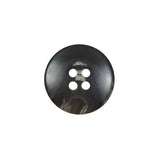 Black and Brown Plastic 4-Hole Button - 30L/19mm