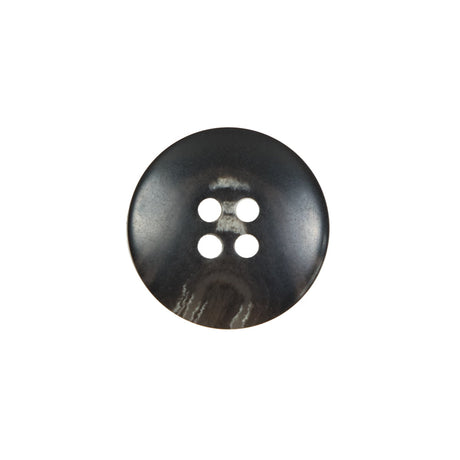 Black and Brown Plastic 4-Hole Button - 30L/19mm