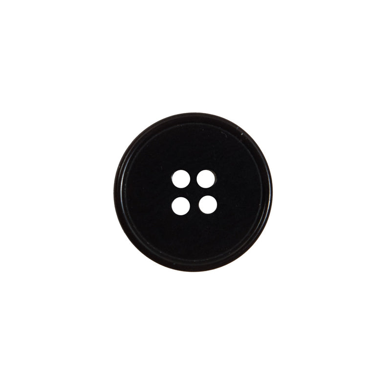 Chocolate Horn 4-Hole Button - 24L/15mm