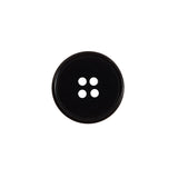 Chocolate Horn 4-Hole Button - 24L/15mm