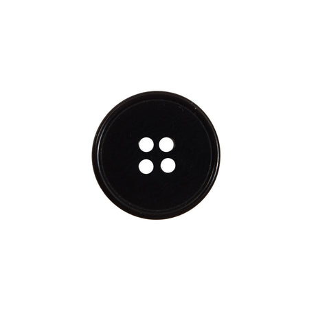 Chocolate Horn 4-Hole Button - 24L/15mm