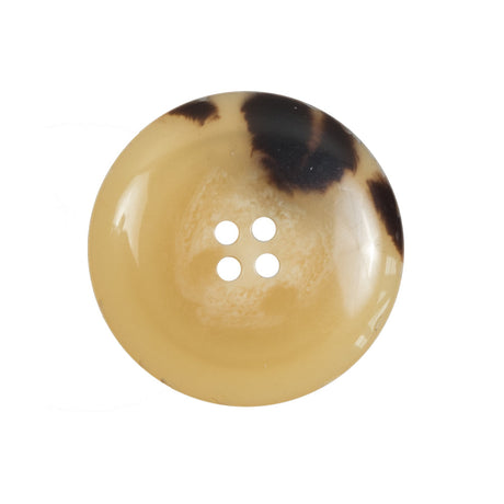 Tan/Brow Plastic 4-Hole Button 40L/25.5mm