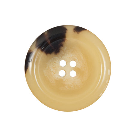 Tan/Brow Plastic 4-Hole Button 40L/25.5mm
