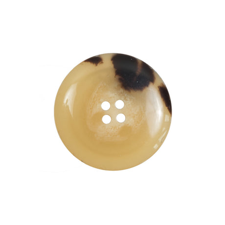 Tan/Brown Plastic 4-Hole Button - 36L/23mm