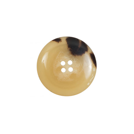 Tan/Brown Plastic 4-Hole Button - 30L/19mm