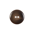 Brown Plastic 2-Hole Button - 28L/18mm