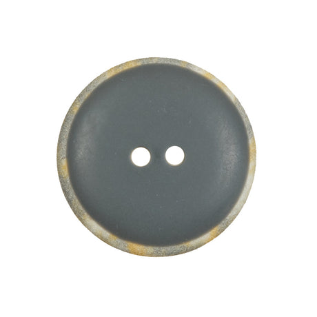 Beige/Grey 2-Hole Button - 40L/25.5mm