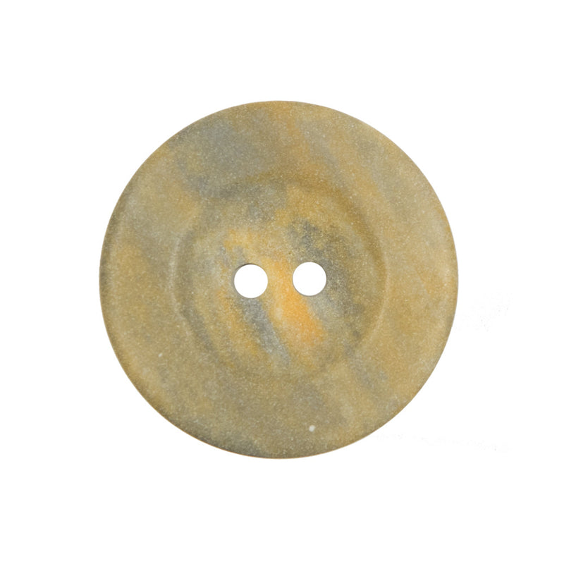 Beige/Grey 2-Hole Button - 40L/25.5mm