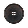 Italian Brown Horn 4-Hole Button - 44L/28mm