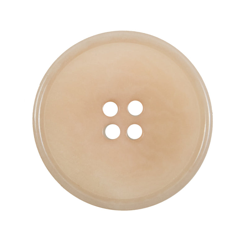 Nude Horn 4-Hole Button - 44L/28mm