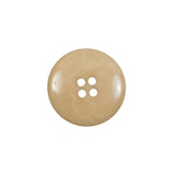 Light Tan Horn 4-Hole Button - 32L/20mm