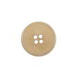 Light Tan Horn 4-Hole Button - 32L/20mm