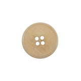 Light Tan Horn 4-Hole Button - 32L/20mm