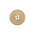 Light Tan Horn 4-Hole Button - 28L/18mm