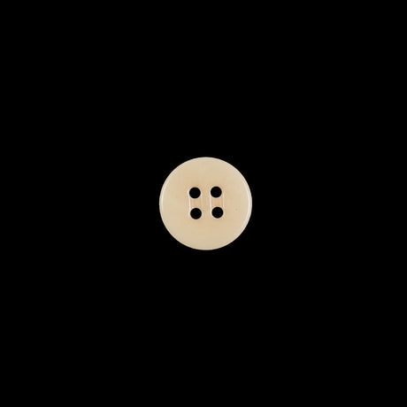 Light Tan Horn 4-Hole Button - 14L/9mm